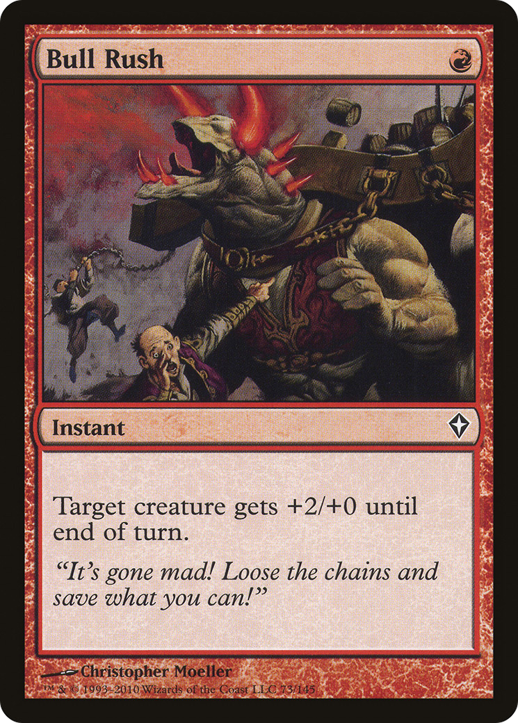 Image of Bull Rush (WWK-073) - Worldwake Foil