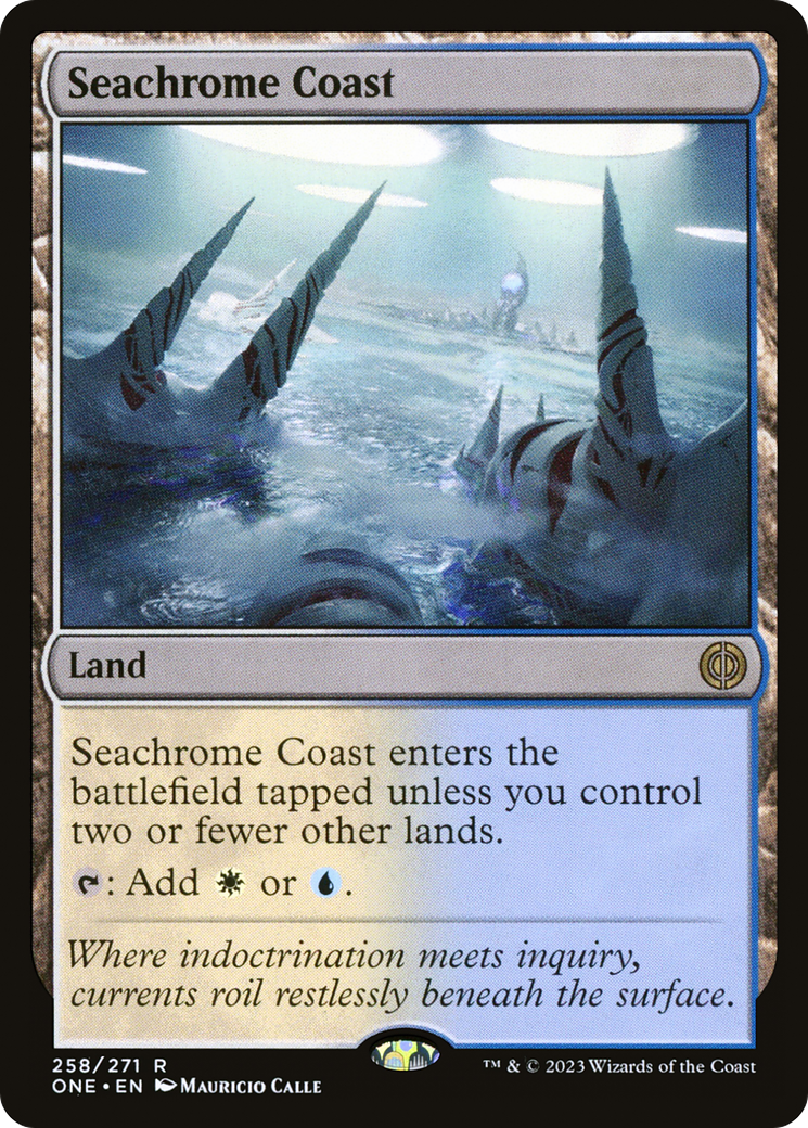 Image of Seachrome Coast (ONE-258) - Phyrexia: All Will Be One