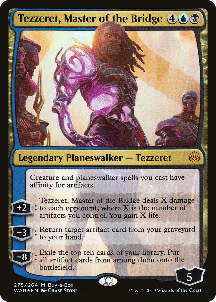 Image of Tezzeret, Master of the Bridge (BABP-275) - War of the Spark Foil