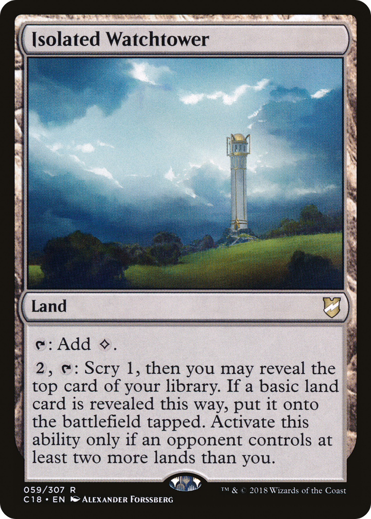 Image of Isolated Watchtower (C18-059) - Commander 2018