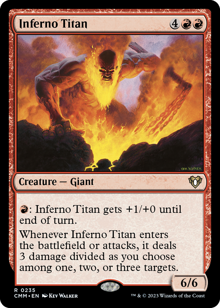 Image of Inferno Titan (CMM-235) - Commander Masters Foil