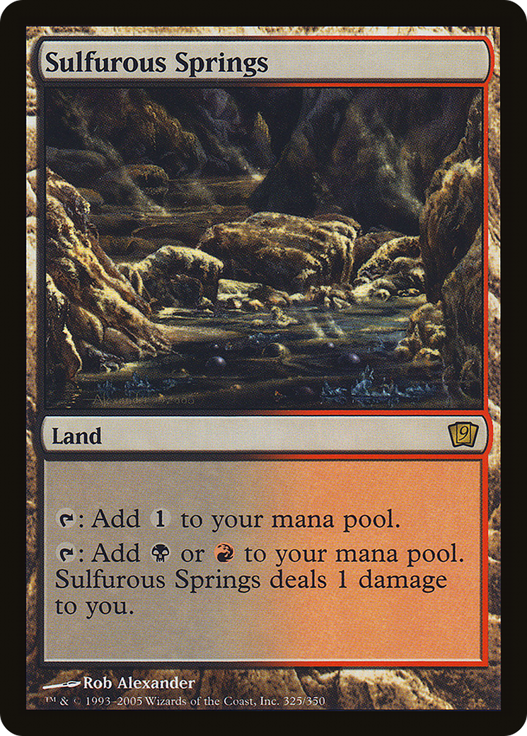 Image of Sulfurous Springs (9ED-325) - 9th Edition Foil