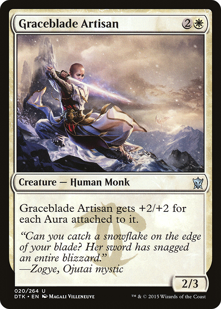 Image of Graceblade Artisan (DTK-020) - Dragons of Tarkir