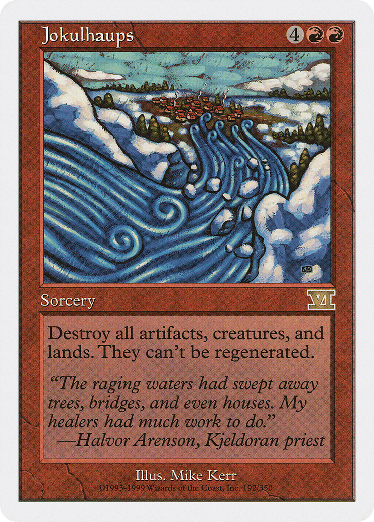 Image of Jokulhaups (6ED-192) - Classic Sixth Edition
