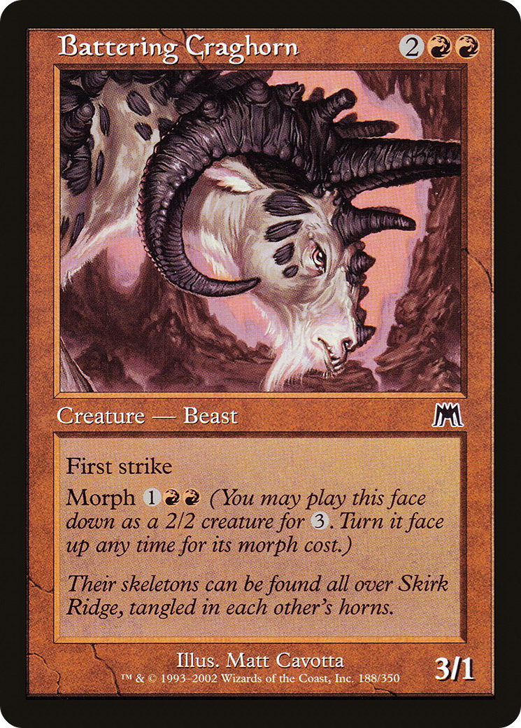 Image of Battering Craghorn (ONS-188) - Onslaught Foil