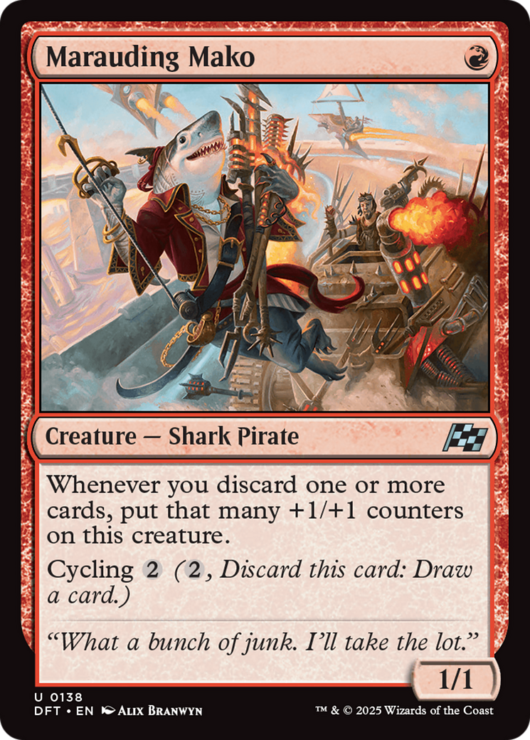 Image of Marauding Mako (DFT-138) - Aetherdrift Foil
