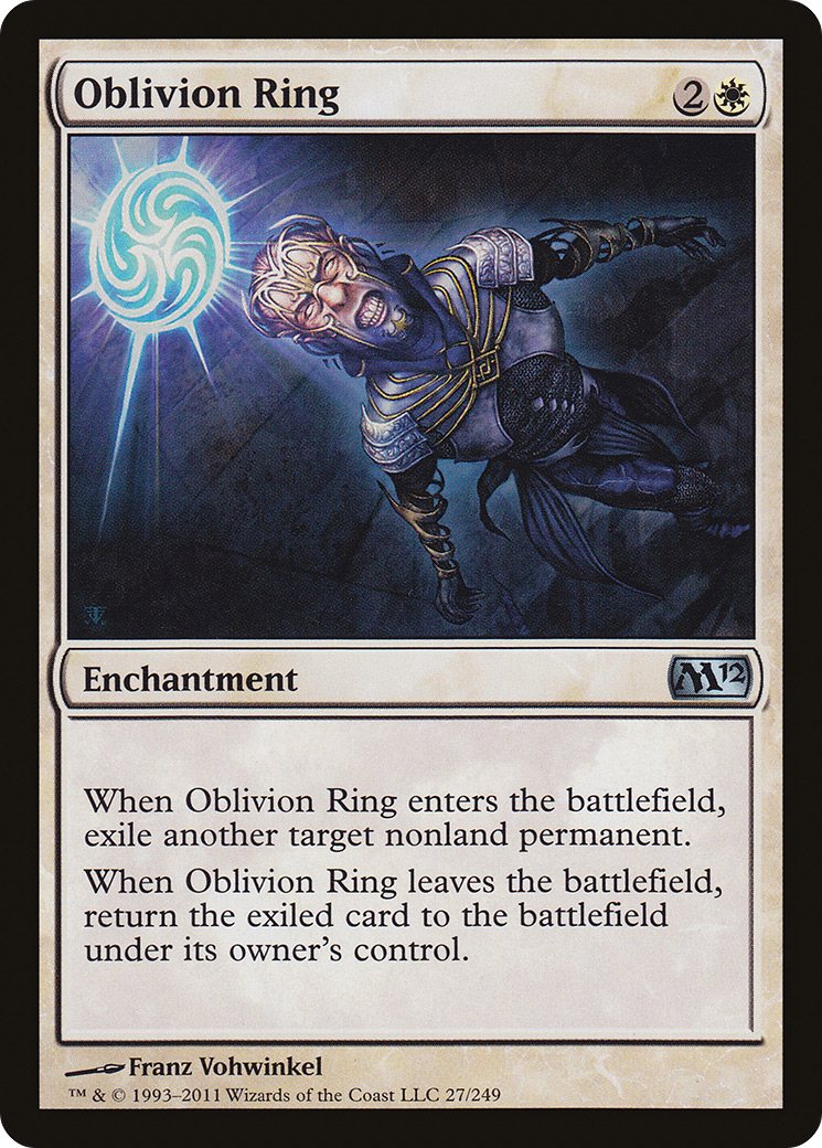 Image of Oblivion Ring (M12-027) - Magic 2012 Foil