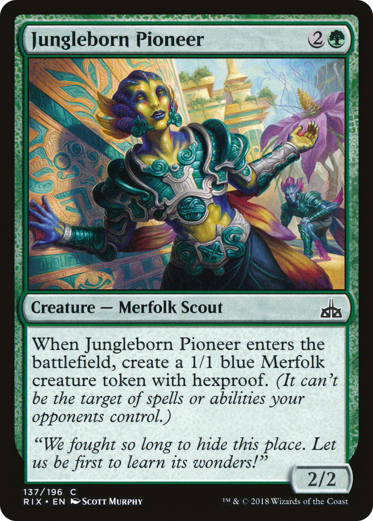Image of Jungleborn Pioneer (RIX-137) - Rivals of Ixalan