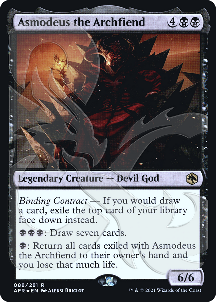 Image of Asmodeus the Archfiend (AFR&-088) - Adventures in the Forgotten Realms Promos Foil