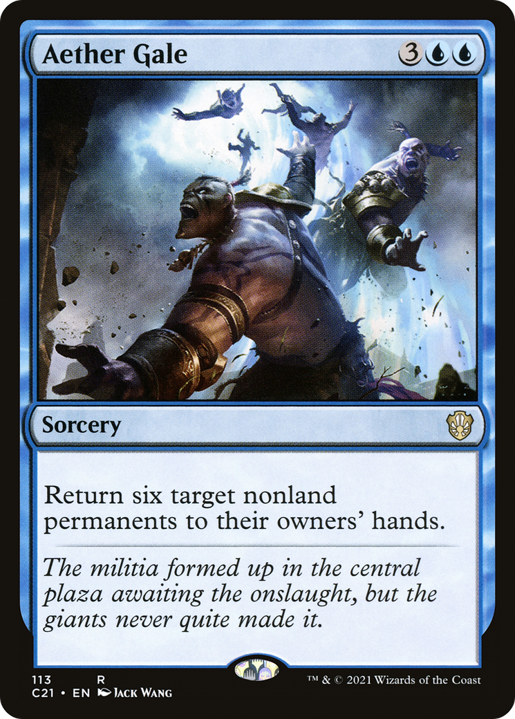 Image of Aether Gale (C21-113) - Commander 2021