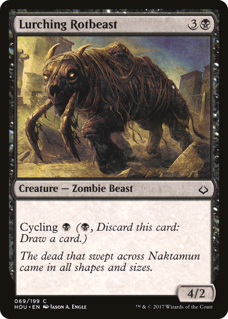 Image of Lurching Rotbeast (HOU-069) - Hour of Devastation