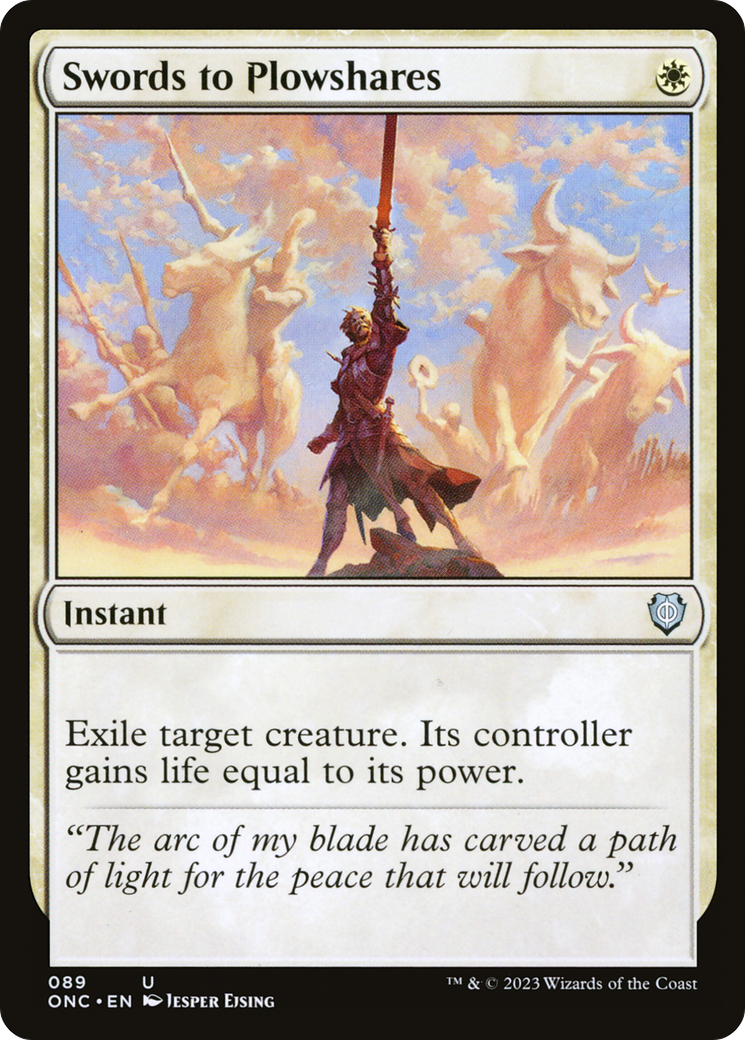 Image of Swords to Plowshares (ONC-089) - Phyrexia: All Will Be One Commander