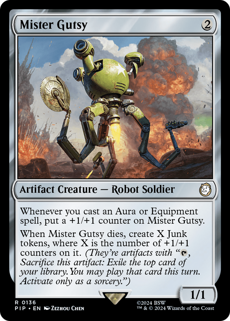 Image of Mister Gutsy (PIP-136) - Fallout Foil