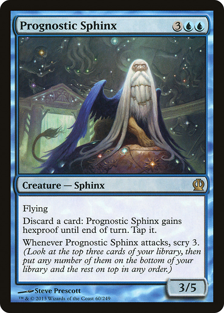 Image of Prognostic Sphinx (THS-060) - Theros Foil