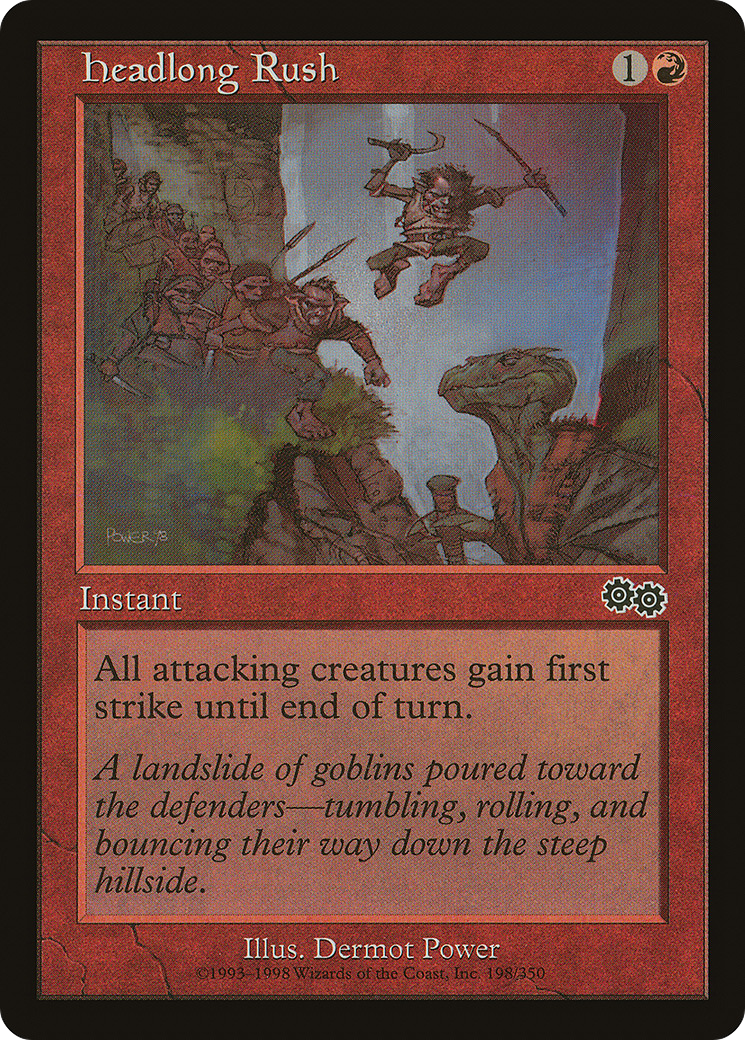 Image of Headlong Rush (USG-198) - Urza's Saga