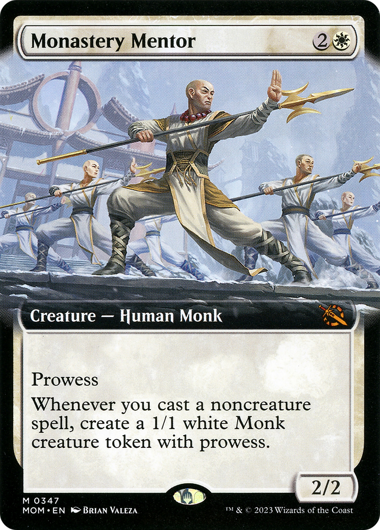 Image of Monastery Mentor (Extended Art) (MOM-347) - March of the Machine: (Extended Art) Foil