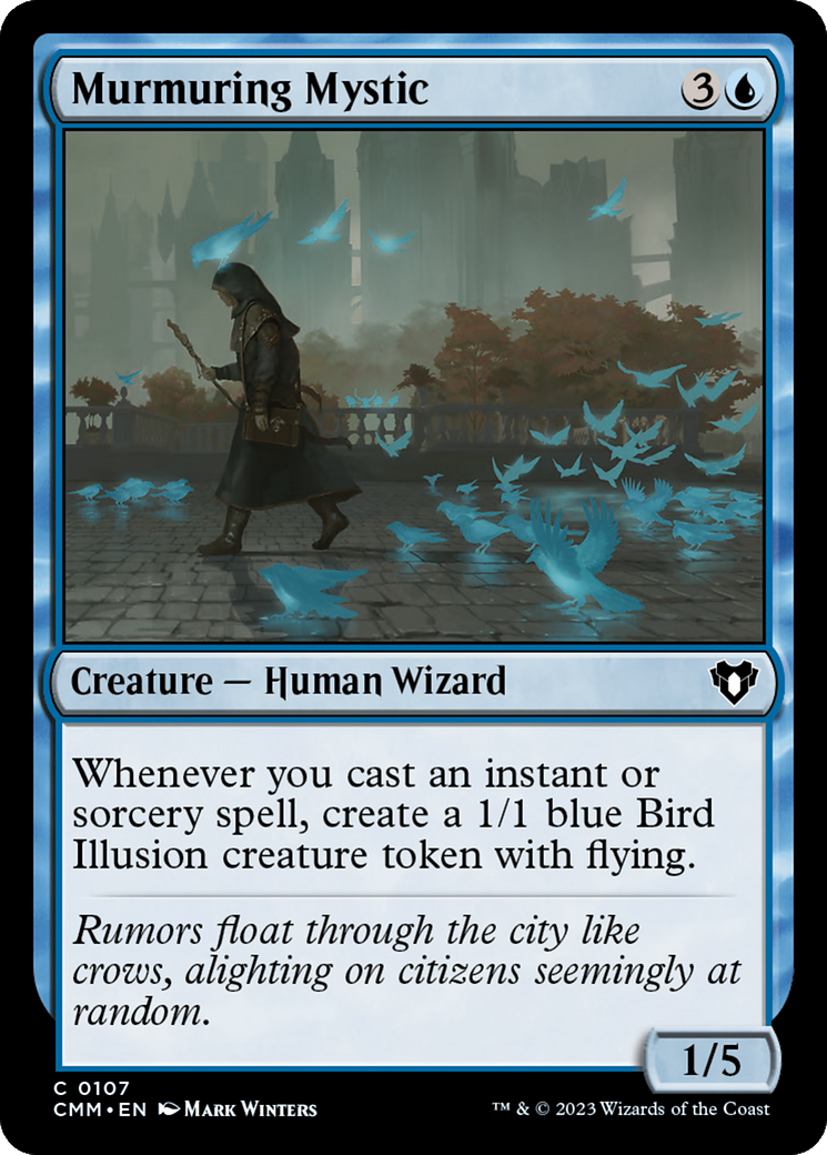 Image of Murmuring Mystic (CMM-107) - Commander Masters Foil