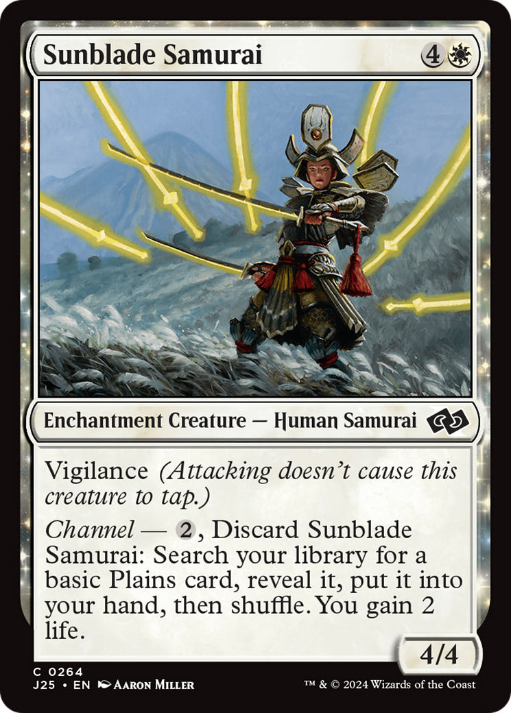 Image of Sunblade Samurai (J25-264) - Foundations Jumpstart: (enchantment)