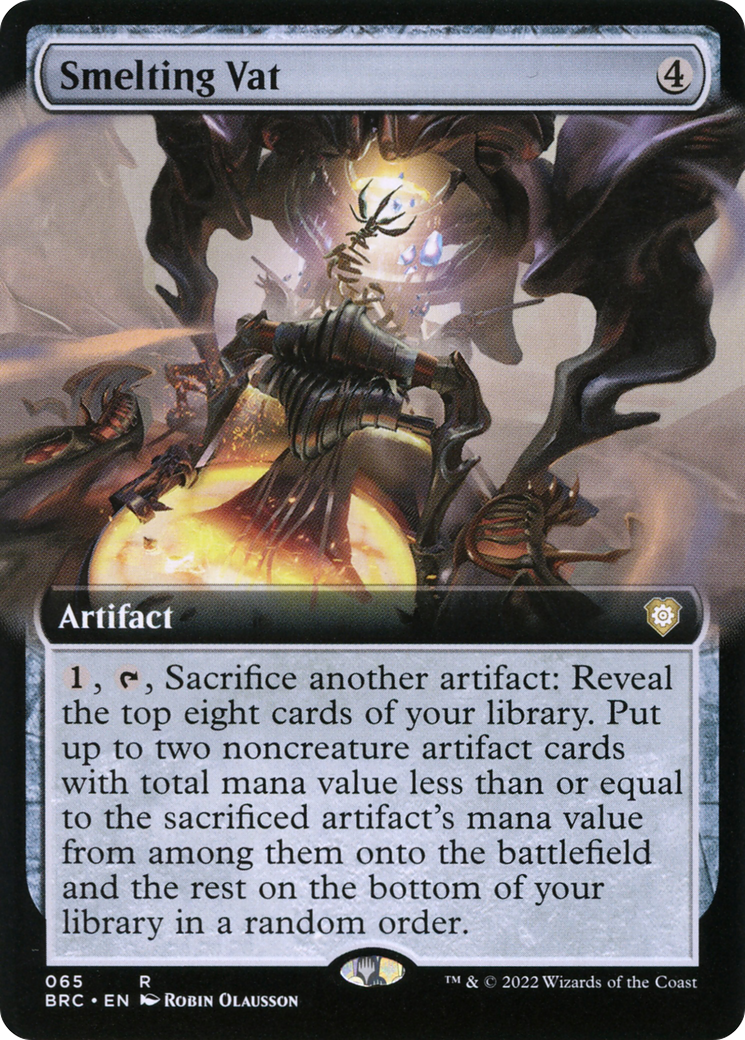 Image of Smelting Vat (Extended Art) (BRC-065) - The Brothers' War Commander: (Extended Art)