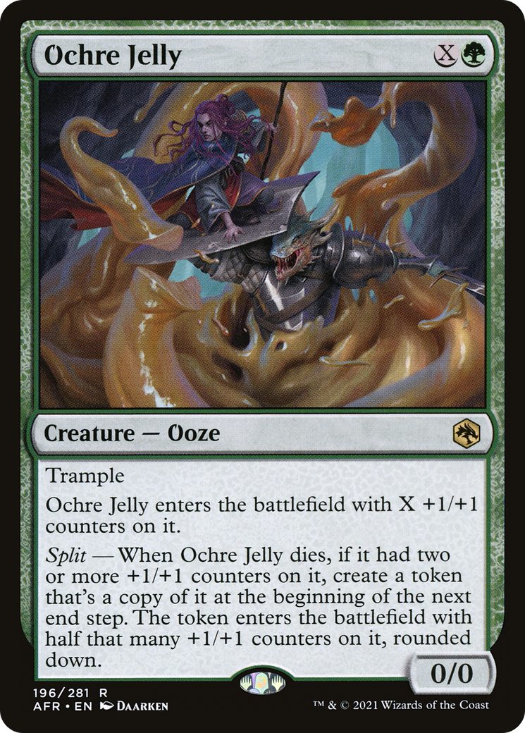 Image of Ochre Jelly (AFR-196) - Adventures in the Forgotten Realms Foil