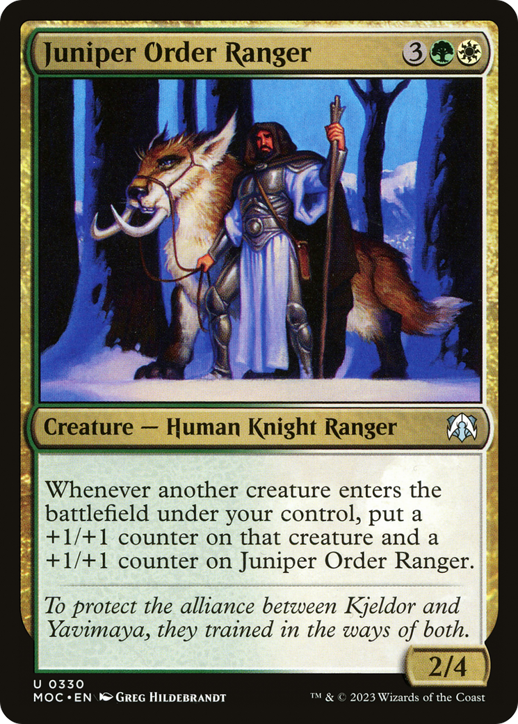 Image of Juniper Order Ranger (MOC-330) - March of the Machine Commander