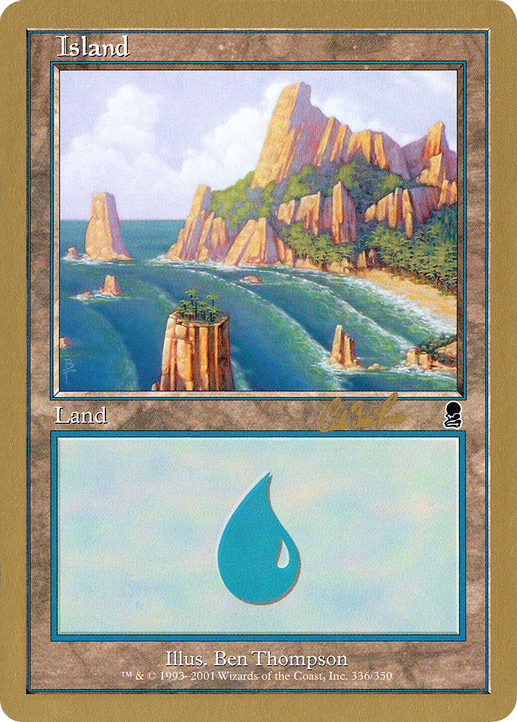 Image of Island (336) - 2002 Carlos Romao (ODY) (WCD-) - World Championship Decks 2002