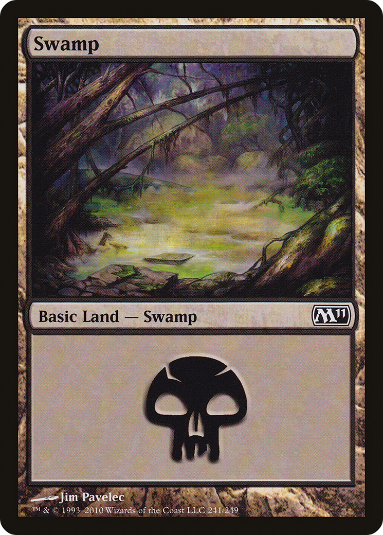 Image of Swamp (241) (M11-241) - Magic 2011