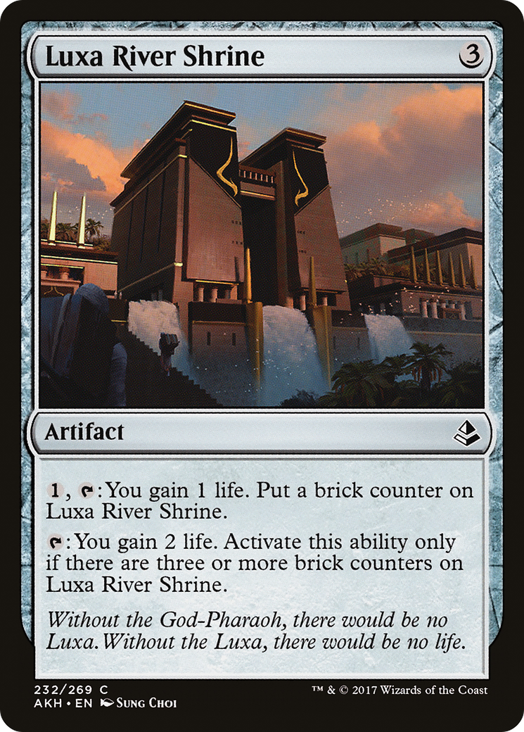Image of Luxa River Shrine (AKH-232) - Amonkhet Foil
