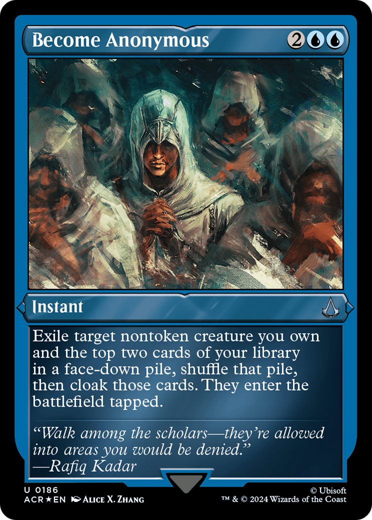 Image of Become Anonymous (ACR-186) - Assassin's Creed Etched Foil