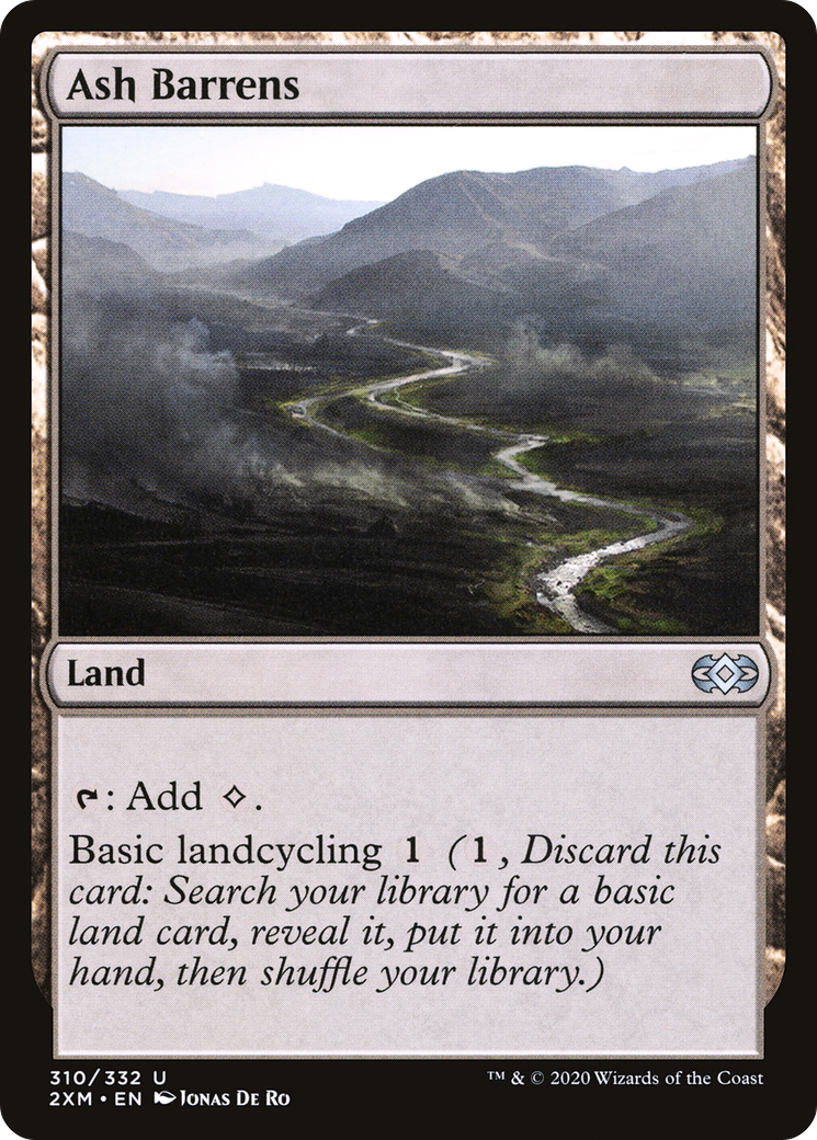 Image of Ash Barrens (2XM-310) - Double Masters Foil
