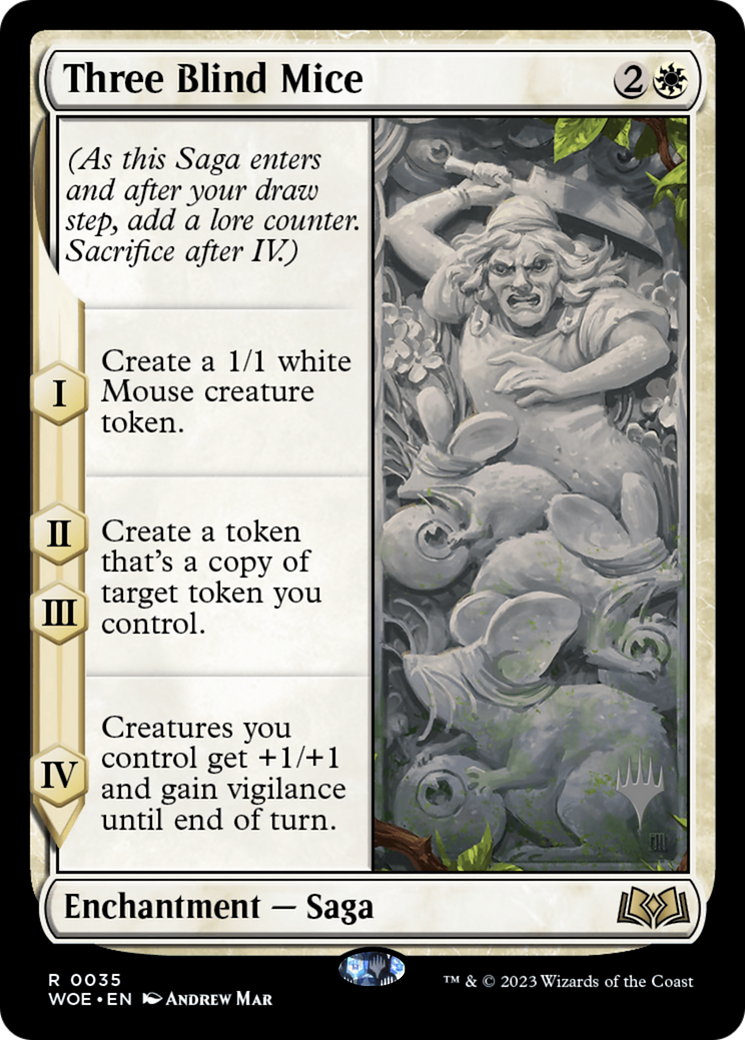 Image of Three Blind Mice (PPWOE-035) - Wilds of Eldraine Promos