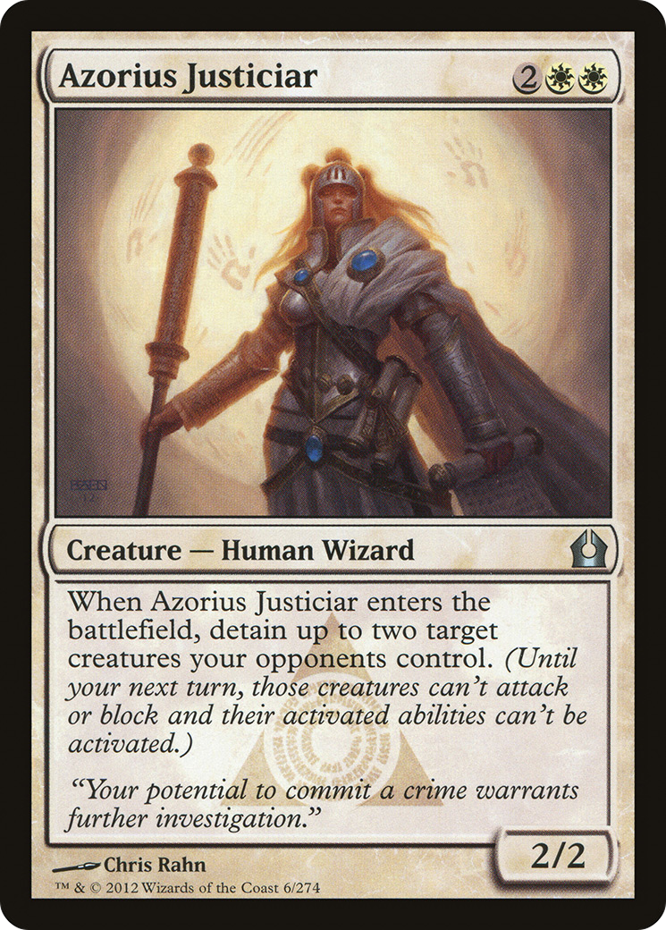 Image of Azorius Justiciar (RTR-006) - Return to Ravnica Foil