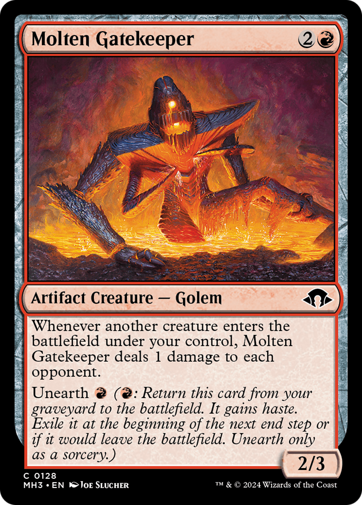 Image of Molten Gatekeeper (MH3-128) - Modern Horizons 3 Foil