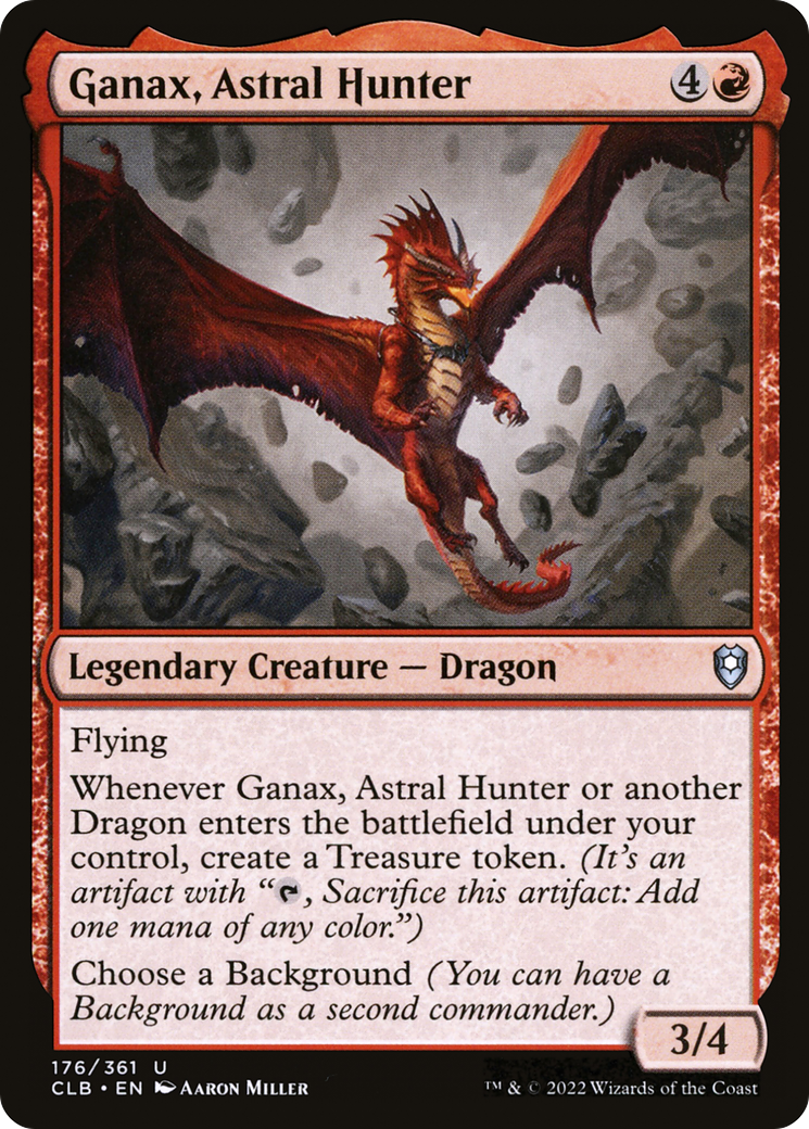 Image of Ganax, Astral Hunter (CLB-176) - Commander Legends: Battle for Baldur's Gate Foil