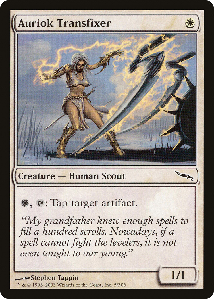 Image of Auriok Transfixer (MRD-005) - Mirrodin