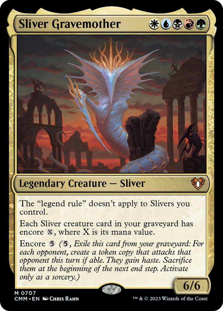 Image of Sliver Gravemother (CMM-707) - Commander Masters Foil