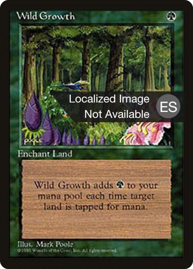 Image of Wild Growth (4BB-) - Fourth Edition Foreign Black Border