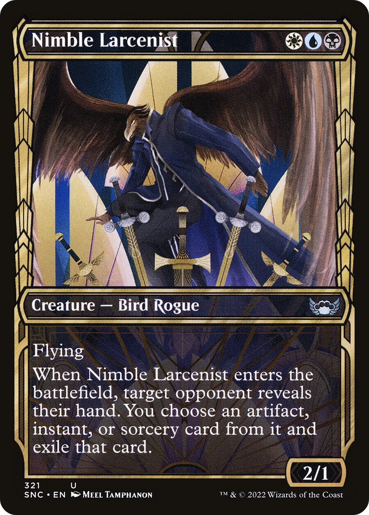Image of Nimble Larcenist (Showcase) (SNC-321) - Streets of New Capenna: (Showcase) Foil