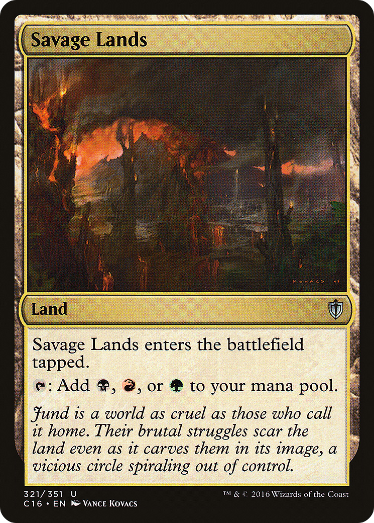 Image of Savage Lands (C16-321) - Commander 2016