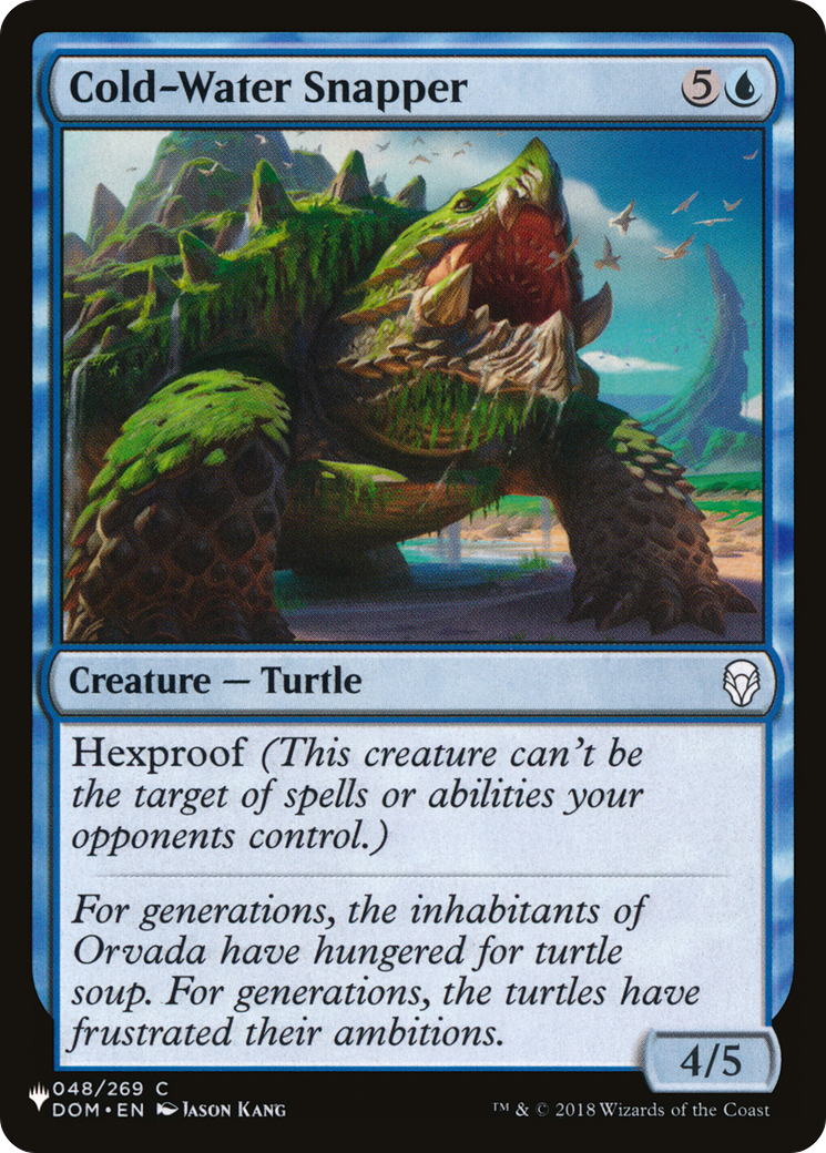 Image of Cold-Water Snapper (LIST-DOM-48) - The List