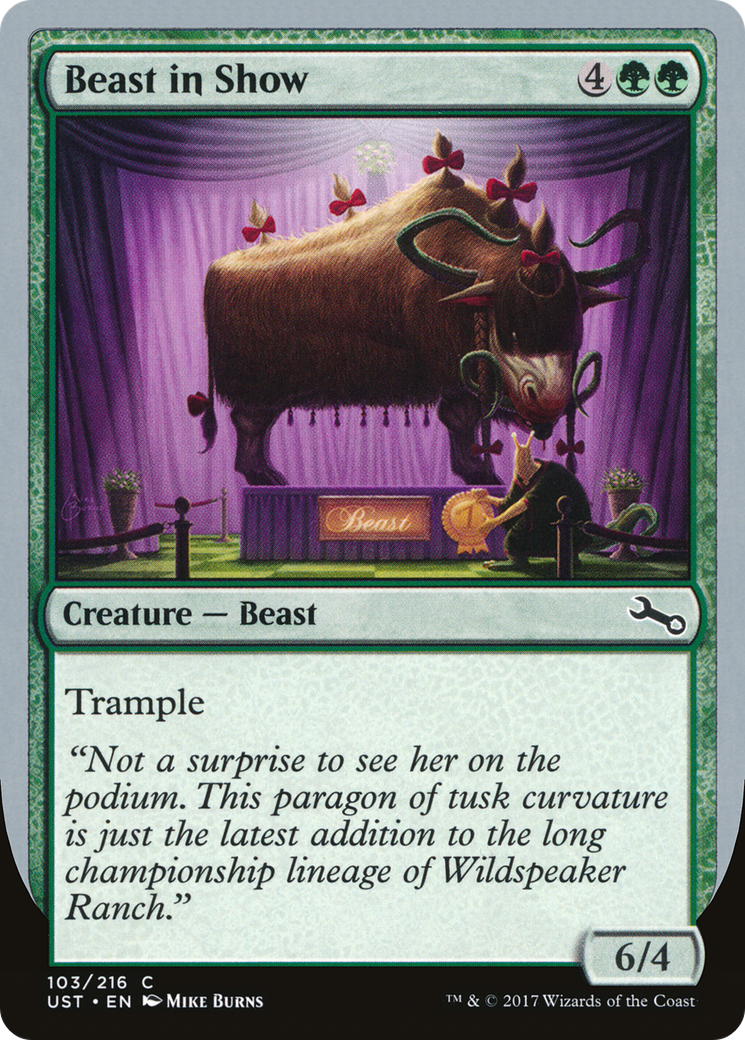 Image of Beast in Show (D) (UST-103D) - Unstable