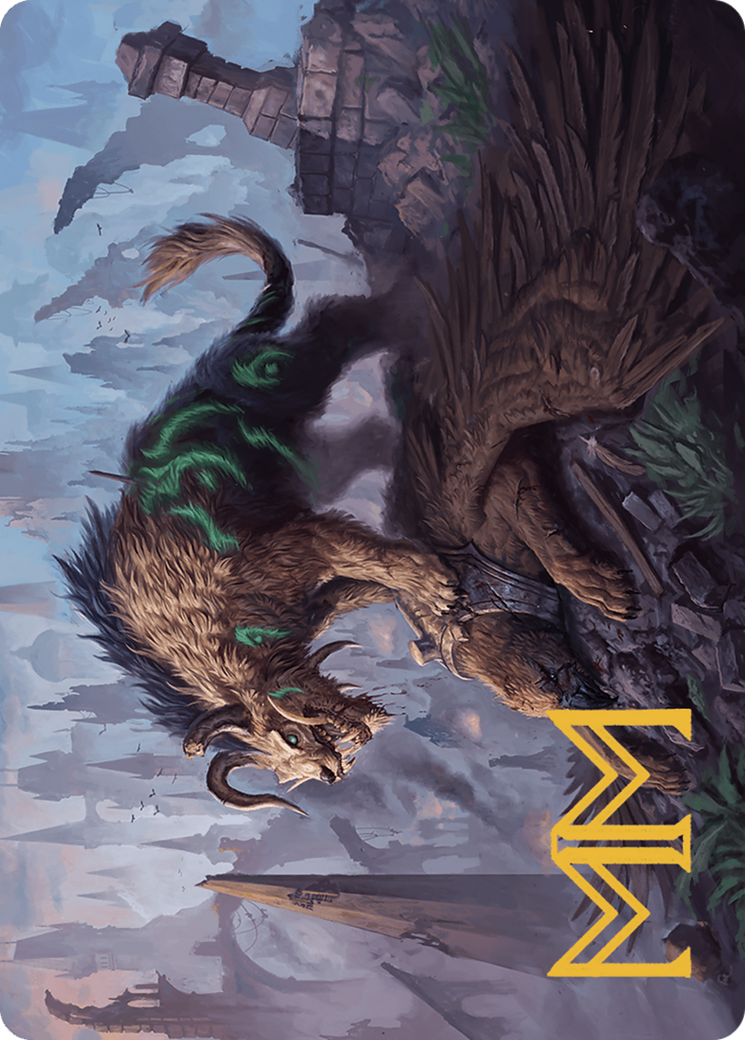 Image of Axebane Ferox // Axebane Ferox (AMKM-013) - Murders at Karlov Manor Art Series (Borderless) Foil