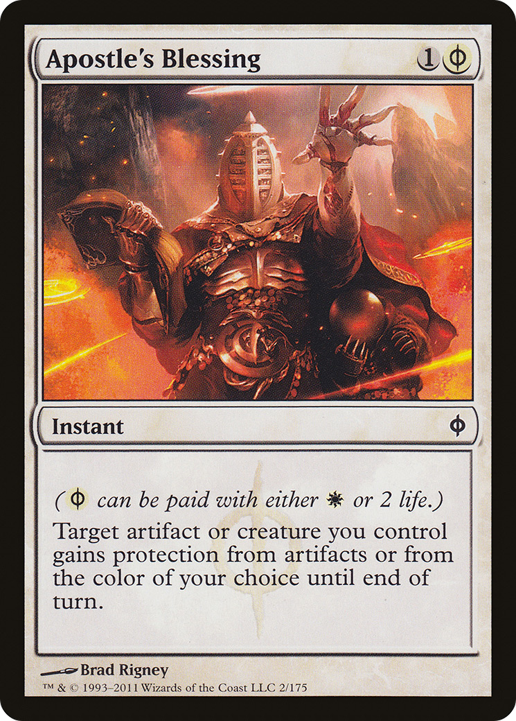 Image of Apostle's Blessing (NPH-002) - New Phyrexia Foil