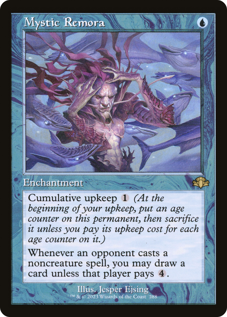 Image of Mystic Remora (Retro Frame) (DMR-288) - Dominaria Remastered Foil
