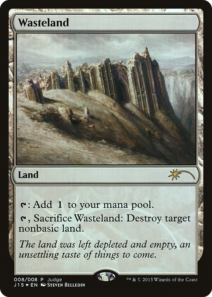 Image of Wasteland (2015) (JDG-008) - Judge Gift Cards 2015 Foil