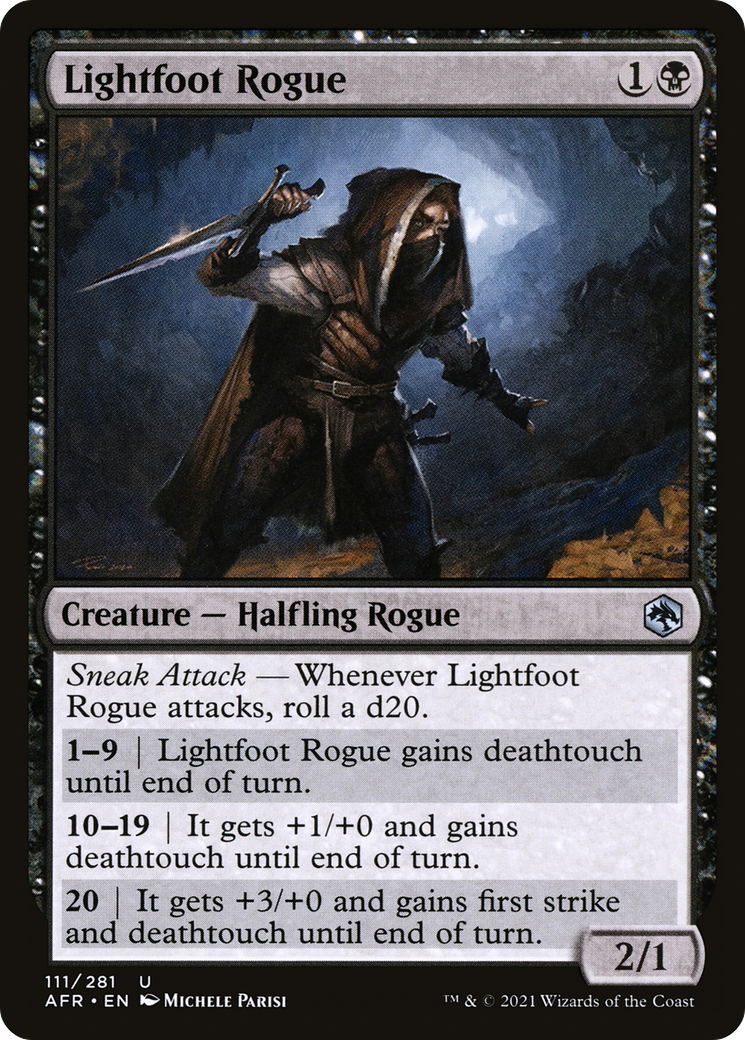 Image of Lightfoot Rogue (AFR-111) - Adventures in the Forgotten Realms Foil