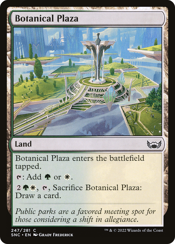 Image of Botanical Plaza (SNC-247) - Streets of New Capenna