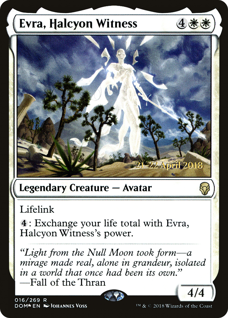 Image of Evra, Halcyon Witness (PRE-16S) - Dominaria Promos Foil