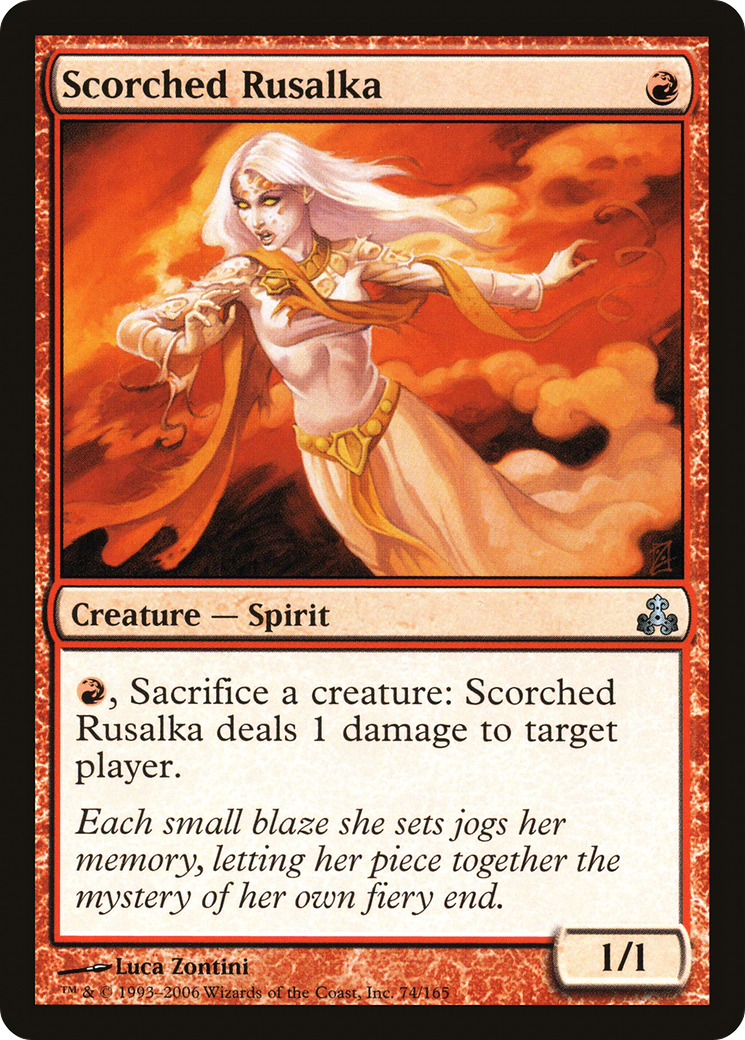 Image of Scorched Rusalka (GPT-074) - Guildpact Foil