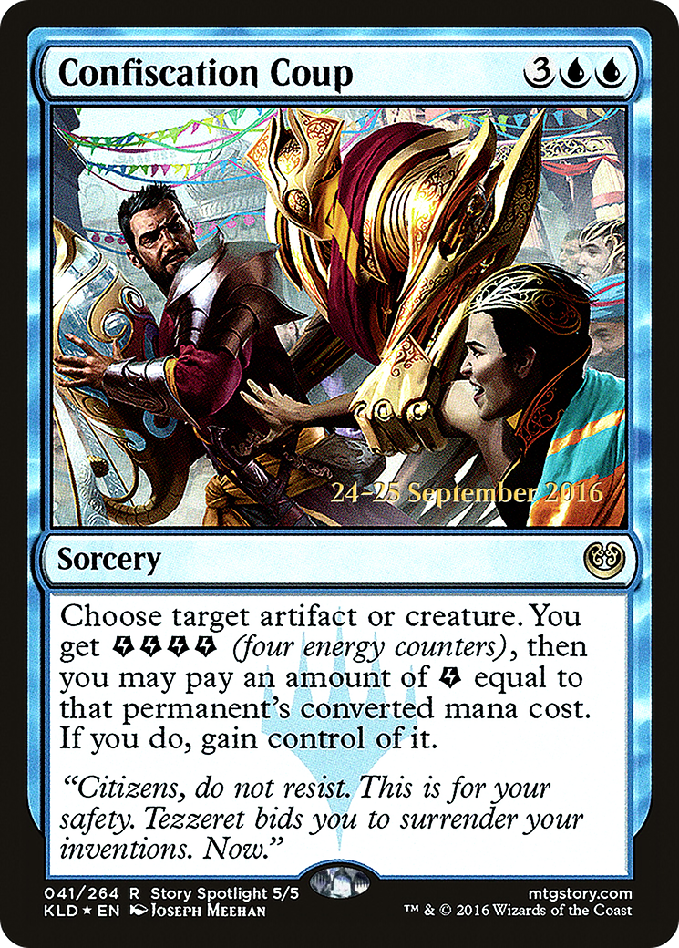 Image of Confiscation Coup (PRE-41S) - Kaladesh Promos Foil